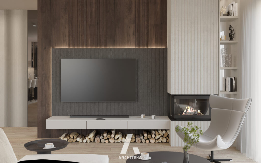 Projekt wnętrza Lublin | Modern Gray M120 - Architeka projektowanie ...
