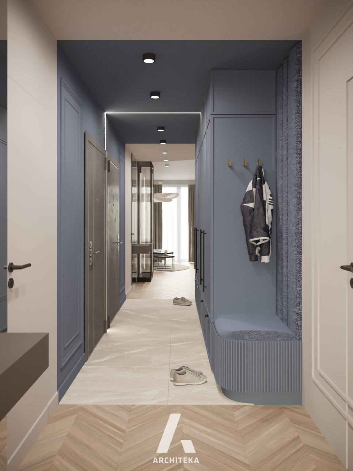 Projekt wnętrza Warszawa | Modern Classic - Architeka projektowanie ...