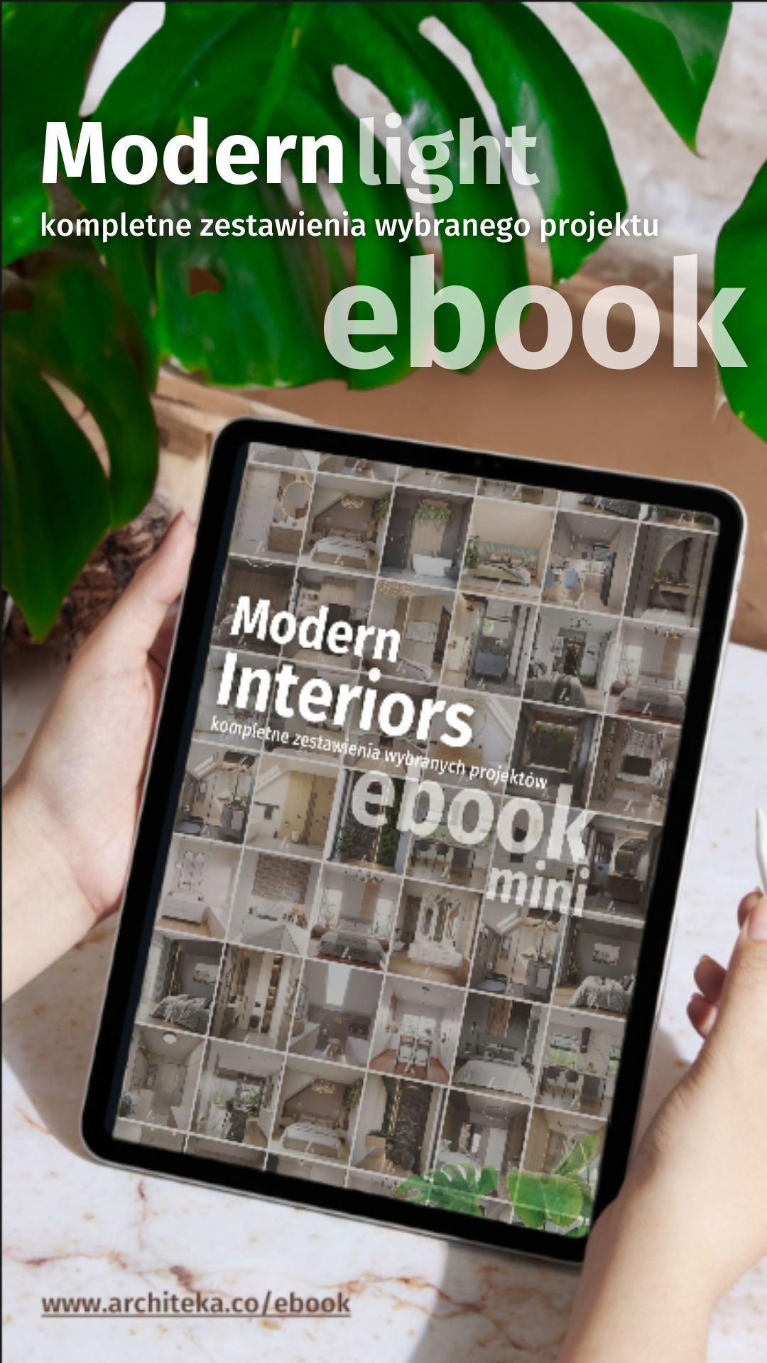 Ebook Modern Interiors mini - Architeka projektowanie wnętrz