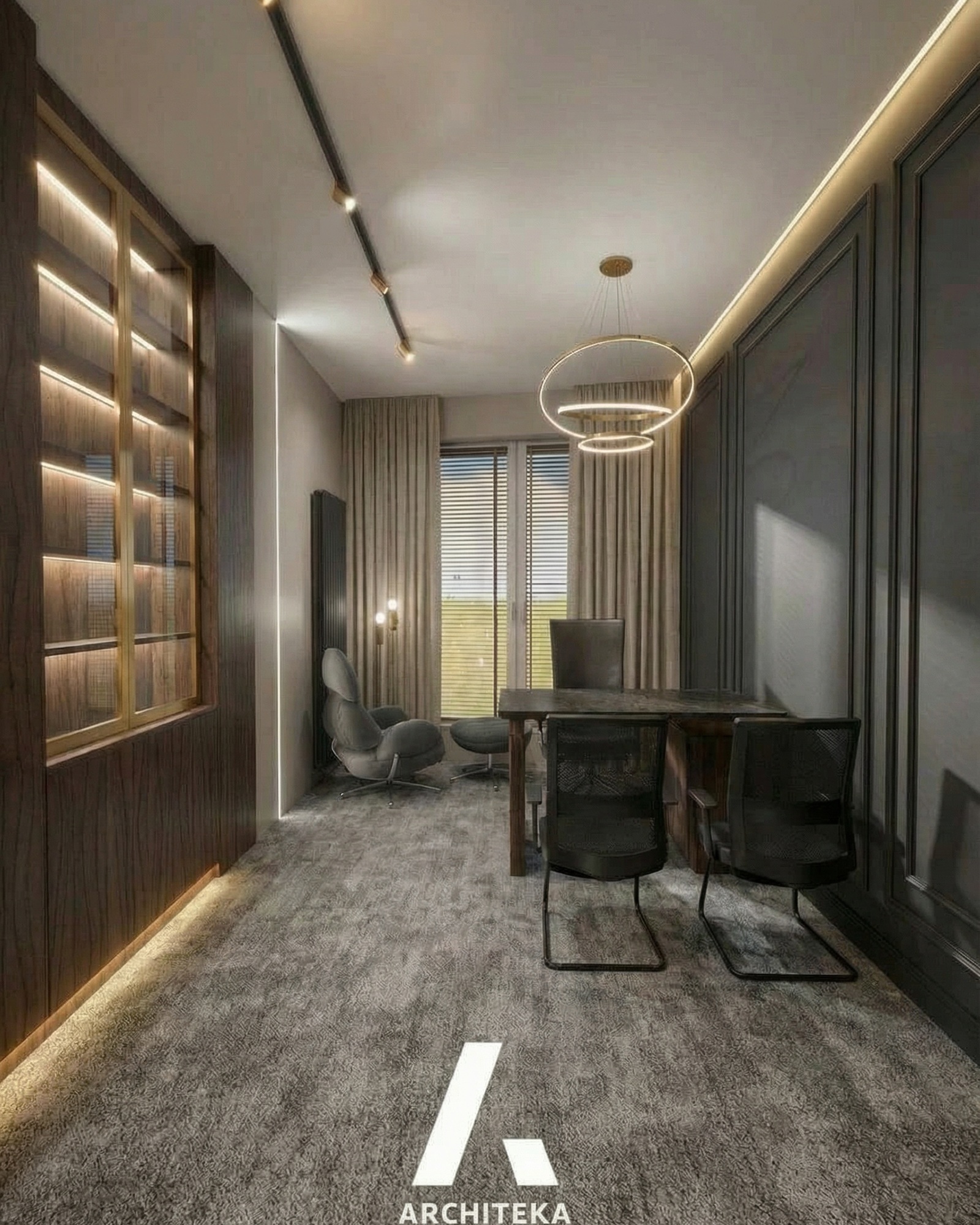 Projekt kancelarii prawnej | Modern Executive - sala spotkań 3
