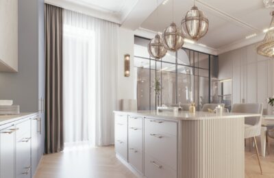 Projekt wnętrza Szczecin | Modern Soft Classic - wizualizacja wnętrza 1