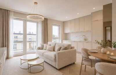 Projekt wnętrza — realizacja Architeka, projektowanie wnętrz Szczecin i Warszawa